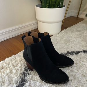 J Crew Factory Microsuede Booties